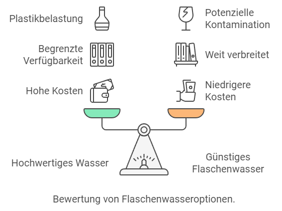 Warum Flaschenwasser keine gute Alternative ist.